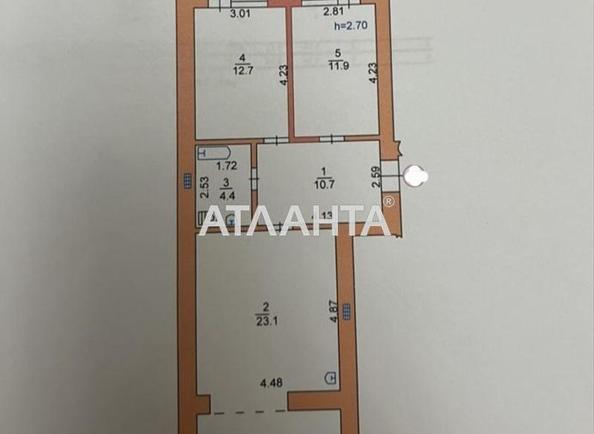 2-кімнатна квартира за адресою вул. Парусна (площа 72 м²) - Atlanta.ua - фото 2