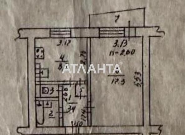 1-кімнатна квартира за адресою Добровольського пр. (площа 34,5 м²) - Atlanta.ua - фото 7