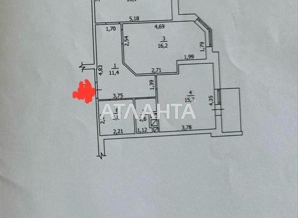 2-комнатная квартира по адресу ул. Жаботинского (площадь 68 м²) - Atlanta.ua - фото 12