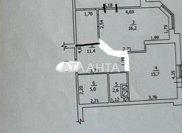 2-комнатная квартира по адресу ул. Жаботинского (площадь 68 м²) - Atlanta.ua - фото 12
