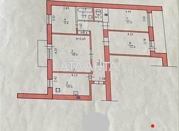 Багатокімнатна квартира за адресою вул. Хіміків (площа 81,1 м²) - Atlanta.ua - фото 21