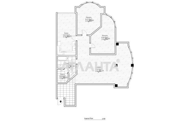 3-rooms apartment apartment by the address st. Frantsuzskiy bul Proletarskiy bul (area 116 m²) - photo 24 3-rooms apartment apartment by the address st. Frantsuzskiy bul Proletarskiy bul (area 116 m²) - Atlanta.ua - photo 24
