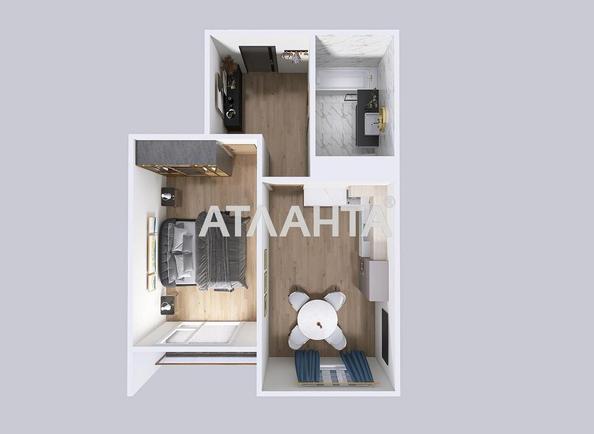 1-room apartment apartment by the address st. Topolnaya ul (area 49,3 m²) - Atlanta.ua - photo 13