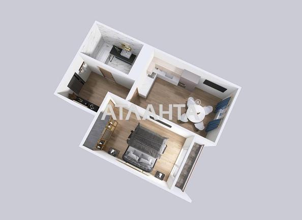 1-room apartment apartment by the address st. Topolnaya ul (area 49,3 m²) - Atlanta.ua - photo 14