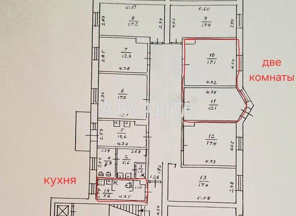 2-rooms apartment apartment by the address st. Zholio kyuri (area 45 m²) - Atlanta.ua - photo 8