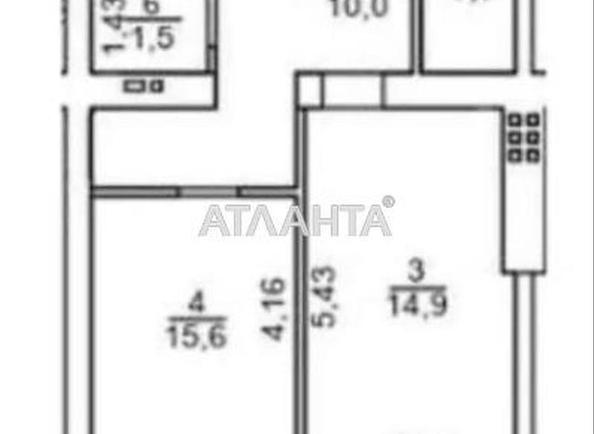 1-room apartment apartment by the address st. Litvaka Borisa Zaslavskogo (area 56 m²) - Atlanta.ua - photo 9