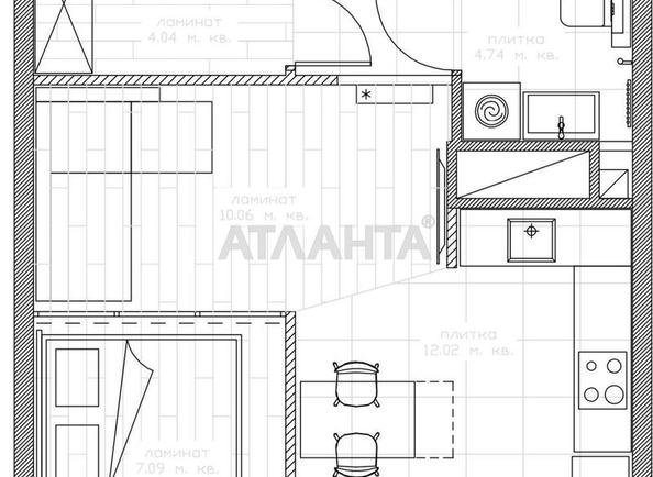 1-room apartment apartment by the address st. Sakharova (area 44 m²) - Atlanta.ua - photo 17