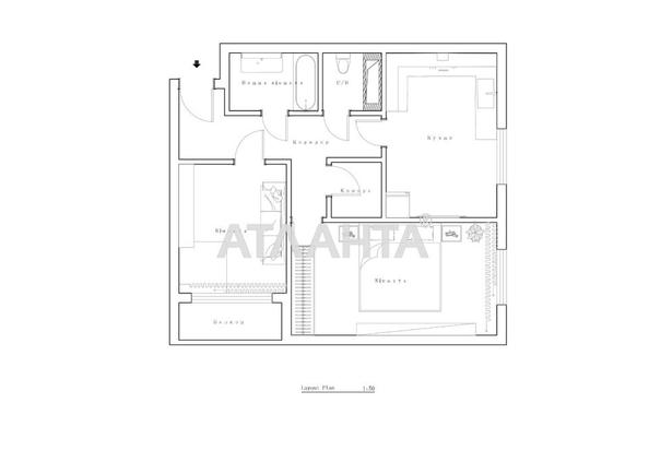 2-комнатная квартира по адресу ул. Краснова (площадь 62 м²) - Atlanta.ua - фото 21