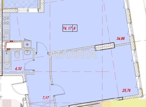 3-кімнатна квартира за адресою вул. Скісна (площа 74,2 м²) - Atlanta.ua - фото 2