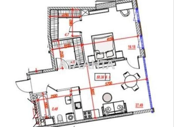 2-rooms apartment apartment by the address st. Kosvennaya Vegera (area 58,4 m²) - Atlanta.ua - photo 8
