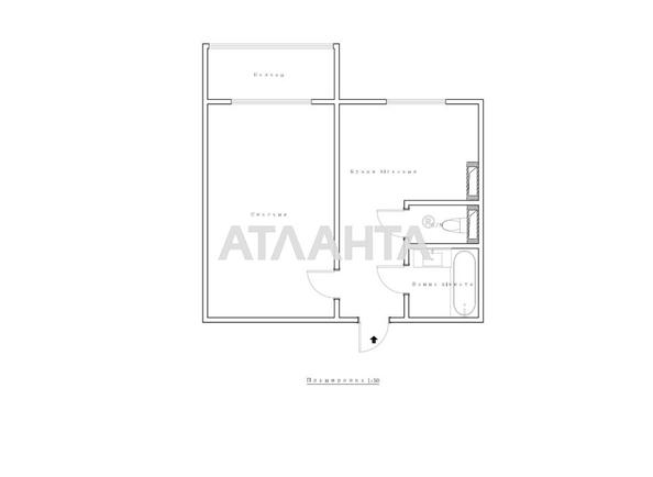 1-room apartment apartment by the address st. Zabolotnogo ak (area 34 m²) - Atlanta.ua - photo 19