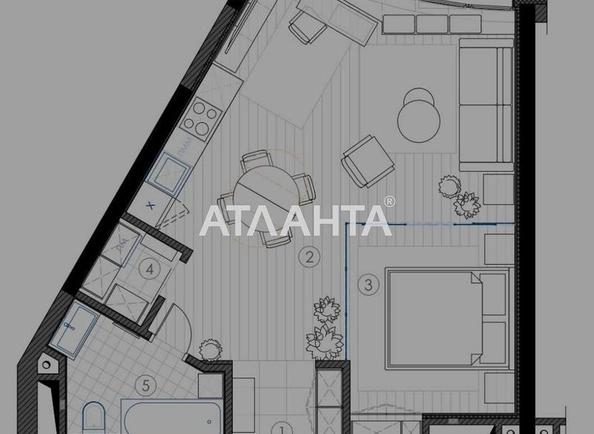1-кімнатна квартира за адресою вул. Каманіна (площа 45 м²) - Atlanta.ua - фото 9