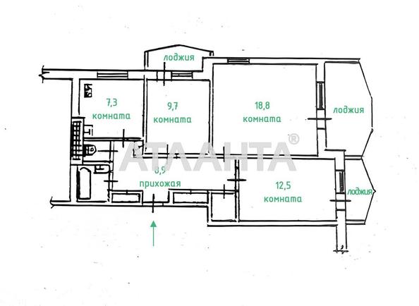 3-rooms apartment apartment by the address st. Nebesnoy Sotni pr Zhukova marsh pr Leninskoy iskry pr (area 70,2 m²) - Atlanta.ua - photo 2
