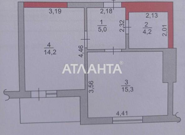1-комнатная квартира по адресу ул. Заболотного (площадь 45 м²) - Atlanta.ua - фото 19