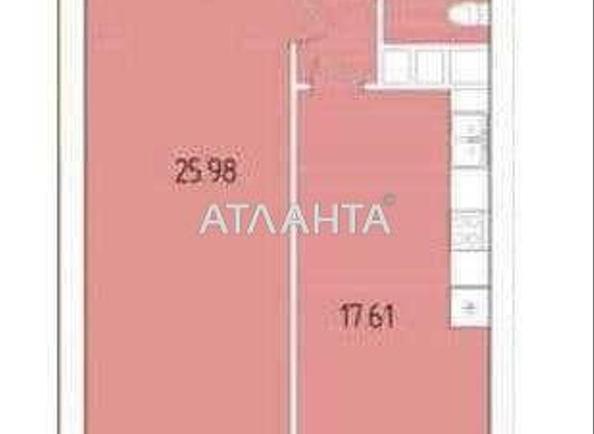 1-room apartment apartment by the address st. Krasnova (area 51,2 m²) - Atlanta.ua - photo 3