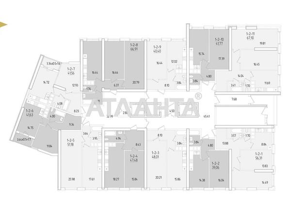 1-room apartment apartment by the address st. Krasnova (area 51,2 m²) - Atlanta.ua - photo 5