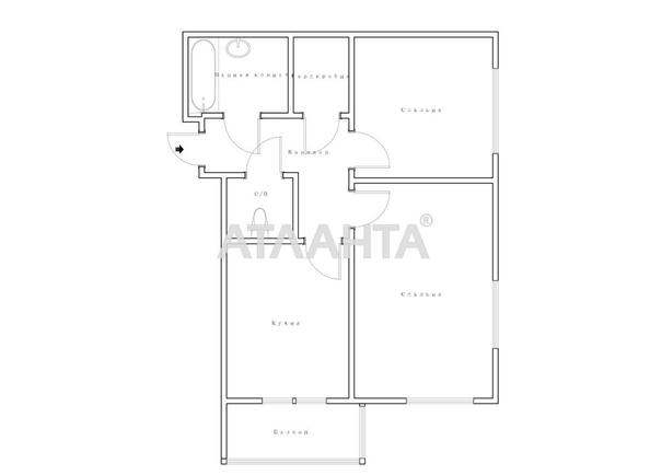 2-комнатная квартира по адресу ул. Грушевского Михаила (площадь 55,8 м²) - Atlanta.ua - фото 26