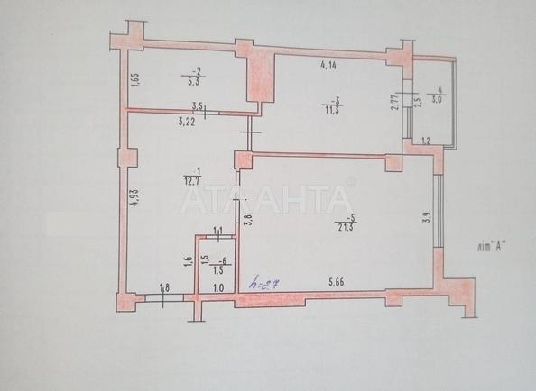 1-кімнатна квартира за адресою вул. Бочарова ген. (площа 55 м²) - Atlanta.ua - фото 30