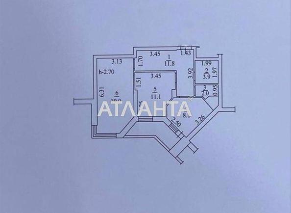 2-комнатная квартира по адресу Овидиопольская дор. (площадь 59,1 м²) - Atlanta.ua - фото 4