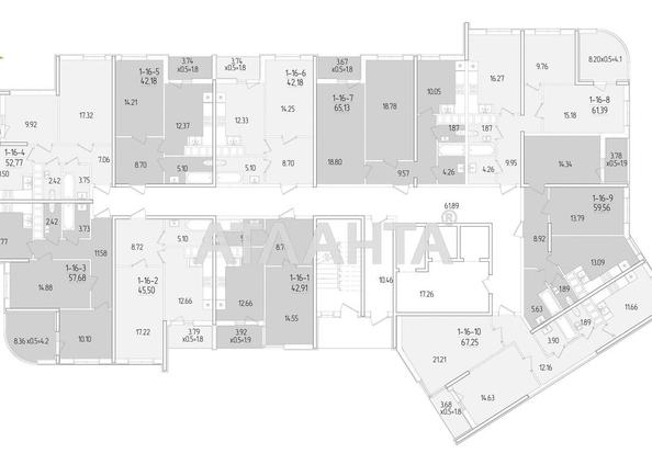 2-rooms apartment apartment by the address st. Krasnova (area 64,6 m²) - Atlanta.ua