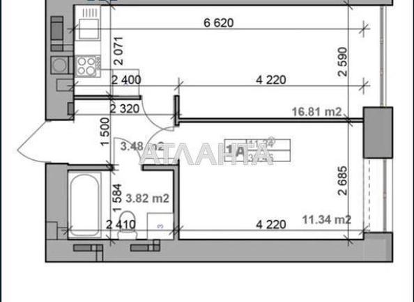 1-кімнатна квартира за адресою вул. Покровська (площа 35,5 м²) - Atlanta.ua - фото 11
