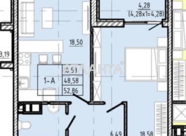 1-room apartment apartment by the address st. Franko Ivana (area 51,8 m²) - Atlanta.ua - photo 5