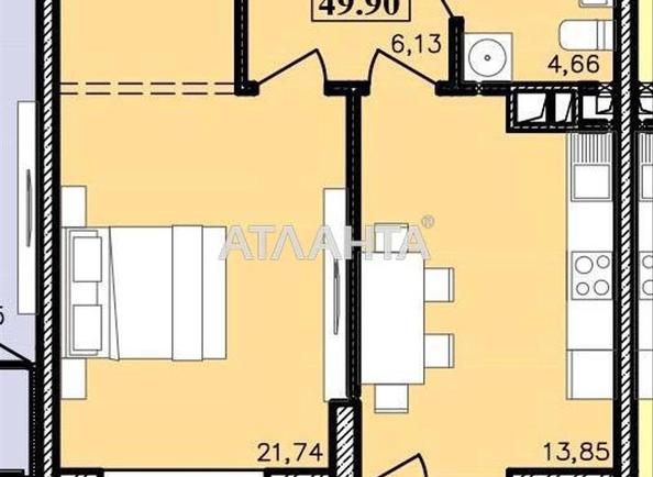 1-кімнатна квартира за адресою вул. Франка Івана (площа 50,3 м²) - Atlanta.ua - фото 5