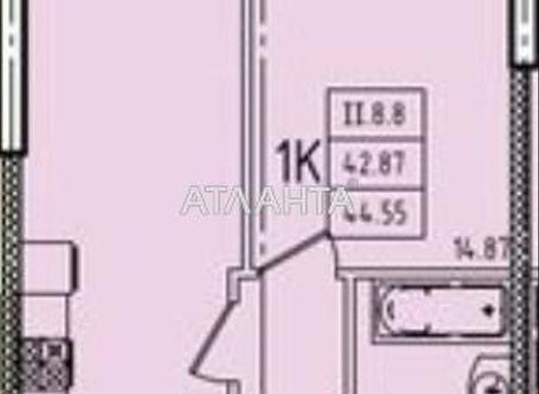 1-room apartment apartment by the address st. Genuezskaya (area 45 m²) - Atlanta.ua - photo 18