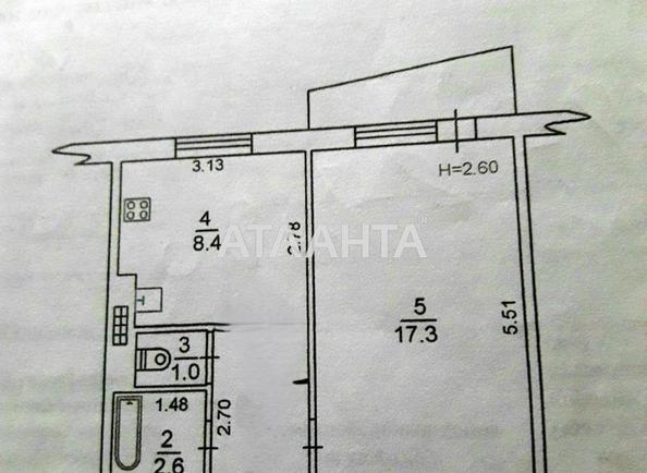 1-room apartment apartment by the address st. Aleksandriyskaya (area 33,4 m²) - Atlanta.ua - photo 5