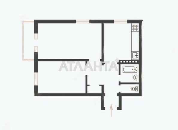 2-комнатная квартира по адресу ул. Щусева (площадь 45,8 м²) - Atlanta.ua - фото 10