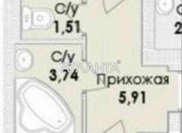 1-комнатная квартира по адресу ул. Пивоварная (площадь 48,1 м²) - Atlanta.ua - фото 2