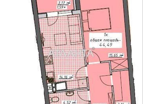 1-room apartment apartment by the address st. Kurortnyy per (area 44,5 m²) - Atlanta.ua - photo 2