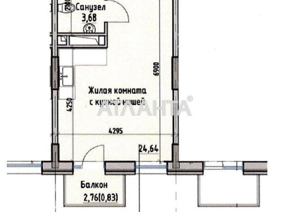 1-room apartment apartment by the address st. Radostnaya (area 29,2 m²) - Atlanta.ua - photo 5