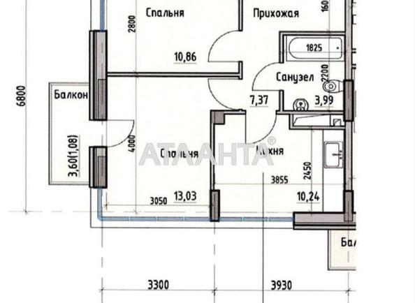 2-rooms apartment apartment by the address st. Radostnaya (area 46,6 m²) - Atlanta.ua - photo 5