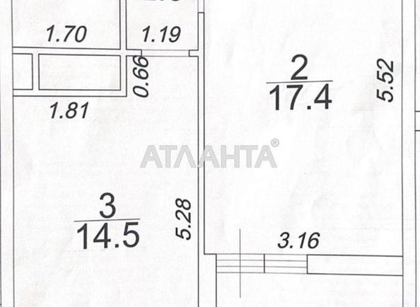 1-room apartment apartment by the address st. Krasnova (area 41,5 m²) - Atlanta.ua - photo 2