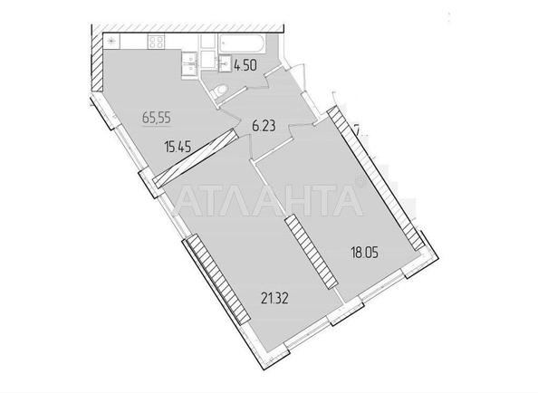 2-rooms apartment apartment by the address st. Krasnova (area 65,6 m²) - Atlanta.ua - photo 8