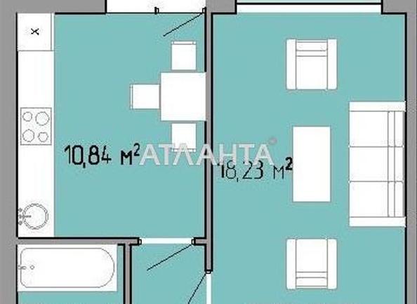 1-room apartment apartment by the address st. Nebesnoy Sotni pr Zhukova marsh pr Leninskoy iskry pr (area 38 m²) - Atlanta.ua - photo 7