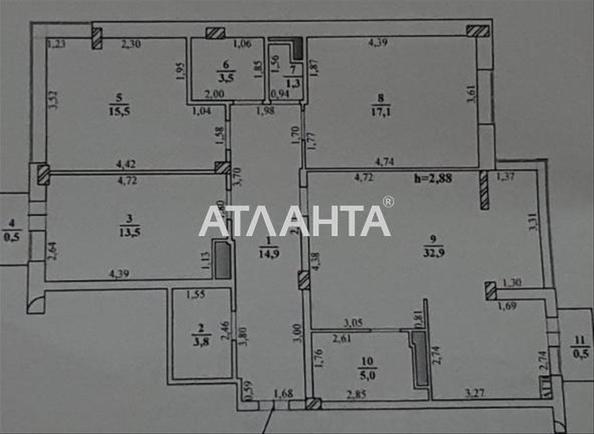 Многокомнатная квартира по адресу ул. Бочарова ген. (площадь 108 м²) - Atlanta.ua - фото 3