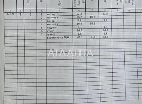 2-комнатная квартира по адресу ул. Под Голоском (площадь 78,9 м²) - Atlanta.ua - фото 20