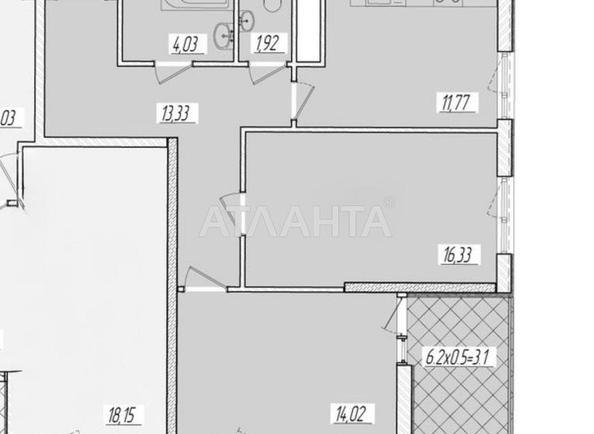 2-кімнатна квартира за адресою вул. Краснова (площа 63,9 м²) - Atlanta.ua