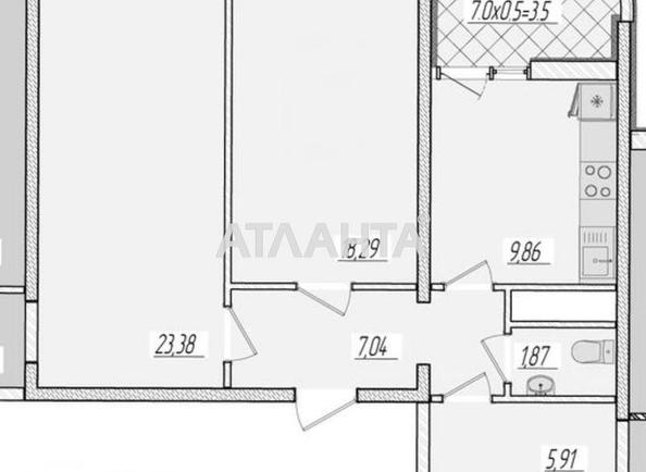 2-комнатная квартира по адресу ул. Краснова (площадь 68,5 м²) - Atlanta.ua