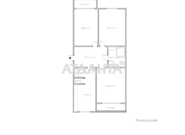 3-кімнатна квартира за адресою вул. Варшавська (площа 99,7 м²) - Atlanta.ua - фото 26