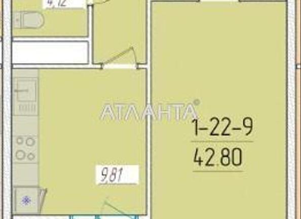 1-room apartment apartment by the address st. Krasnova (area 41,8 m²) - Atlanta.ua - photo 10