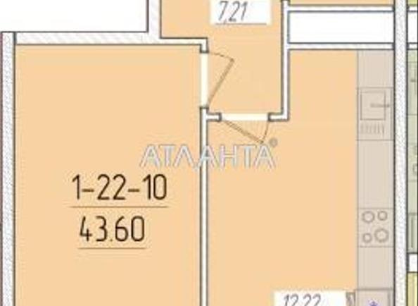 1-room apartment apartment by the address st. Krasnova (area 42,5 m²) - Atlanta.ua - photo 10