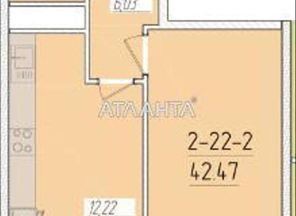 2-комнатная квартира по адресу ул. Краснова (площадь 41,6 м²) - Atlanta.ua - фото 11