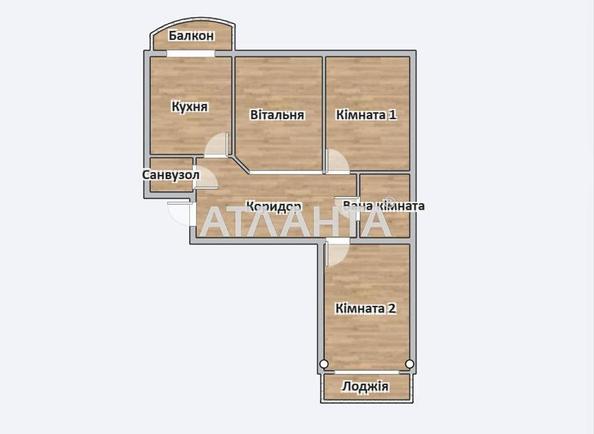 3-комнатная квартира по адресу ул. Зодчих (площадь 89 м²) - Atlanta.ua - фото 16