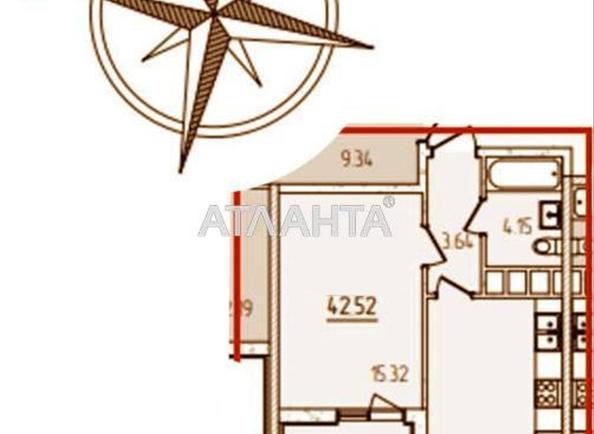 1-кімнатна квартира за адресою вул. Краснова (площа 42,5 м²) - Atlanta.ua - фото 5