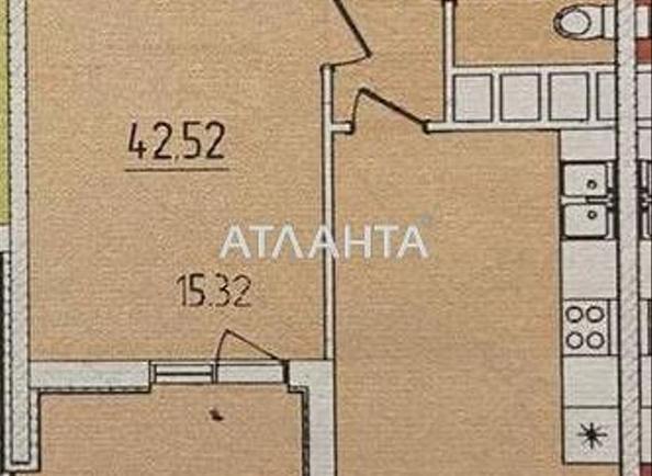 1-room apartment apartment by the address st. Krasnova (area 42,5 m²) - Atlanta.ua - photo 3