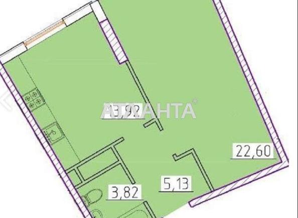 1-room apartment apartment by the address st. Genuezskaya (area 46,5 m²) - Atlanta.ua - photo 11