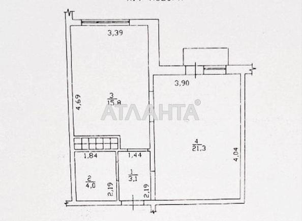 1-room apartment apartment by the address st. Govorova marsh (area 44,5 m²) - Atlanta.ua - photo 2